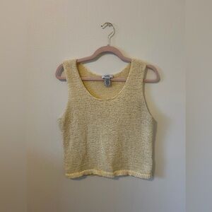 Yellow Northern Reflections Woven Tank Top